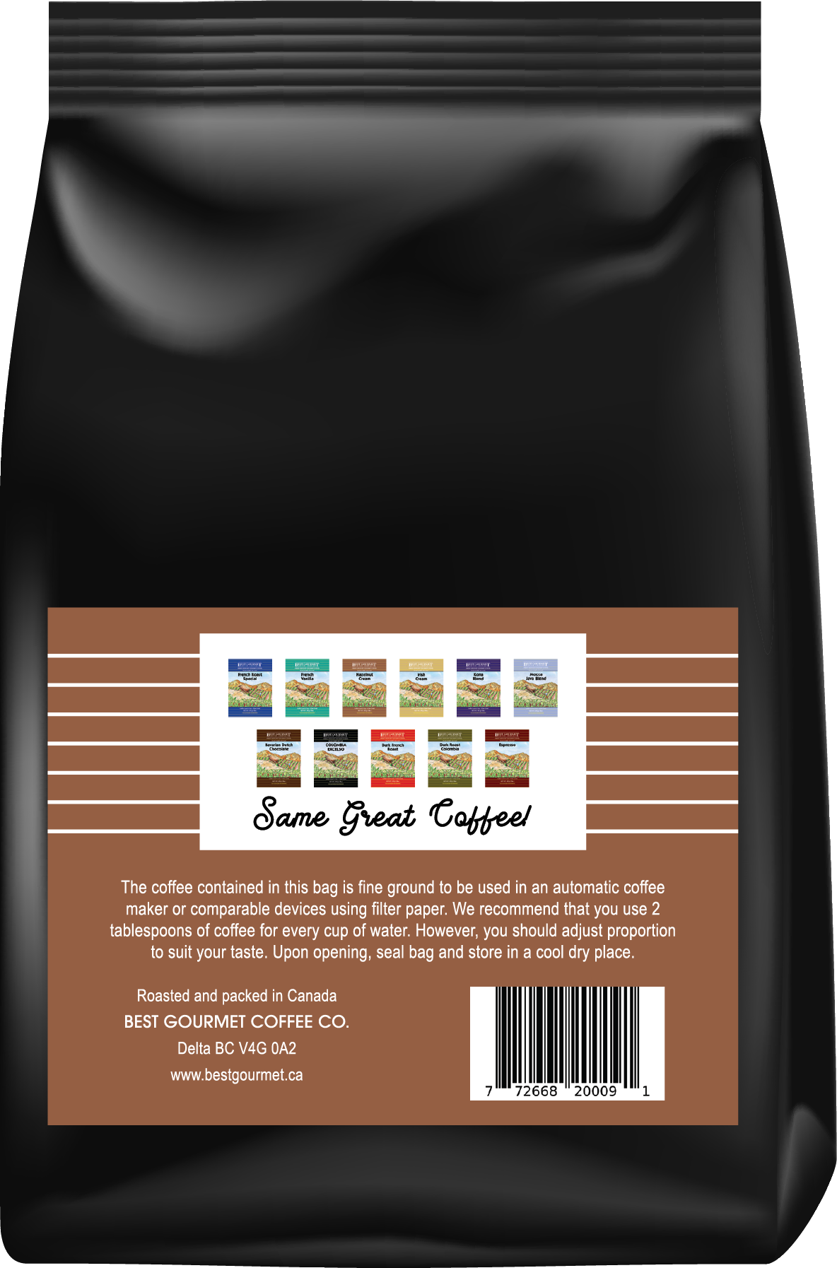 Hazelnut Cream Coffee -2lb-907g Ground Coffee - Drip Grind - Medium Roast