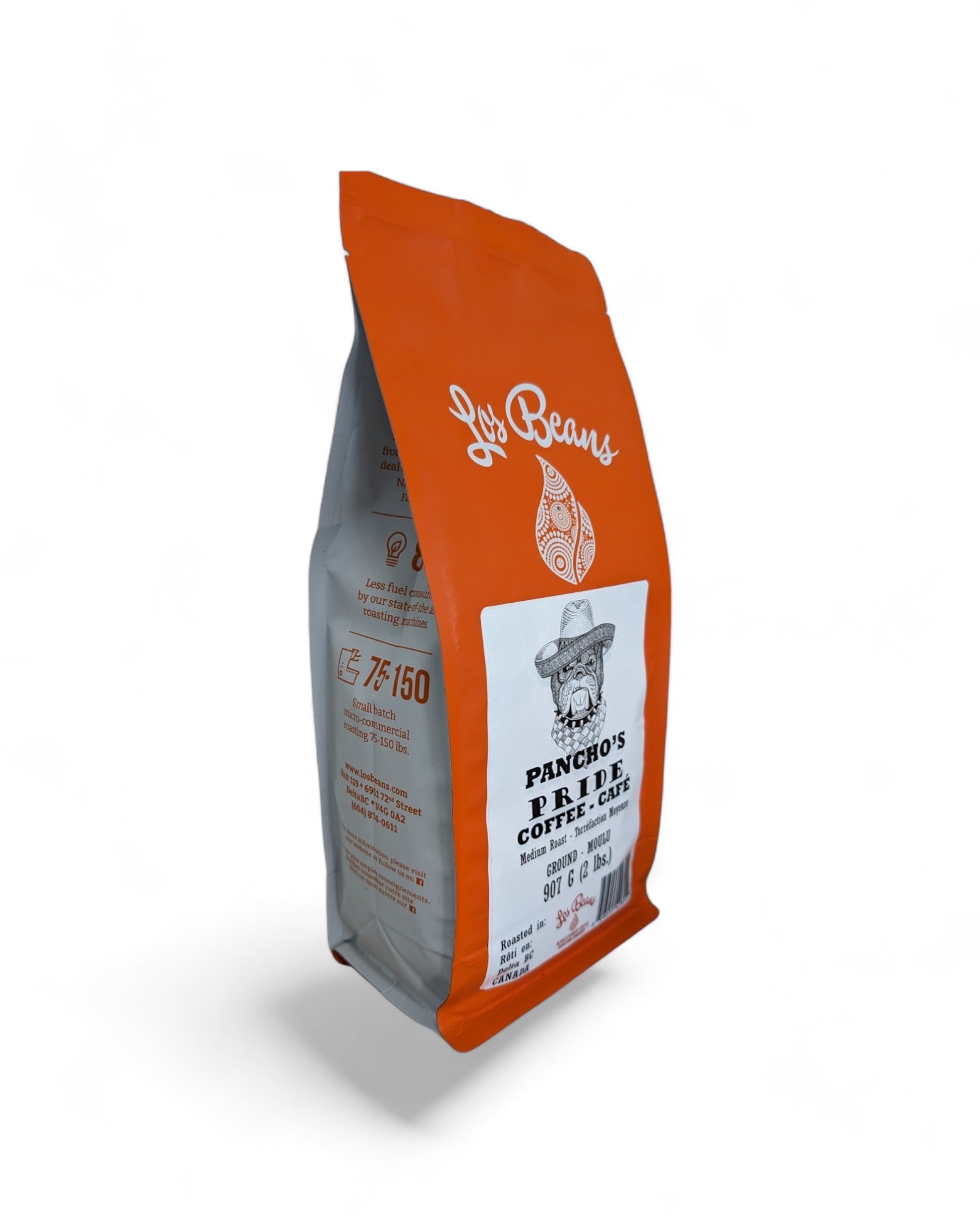 Los Beans Pancho's Pride Medium Roast 907g Ground.