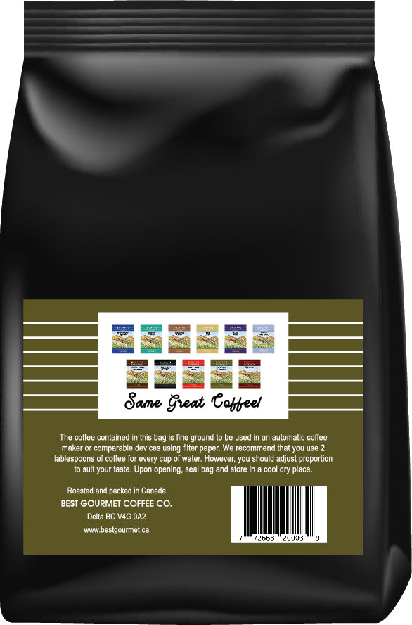 Dark Roast Colombia -2lb-907g Ground Coffee - Drip Grind